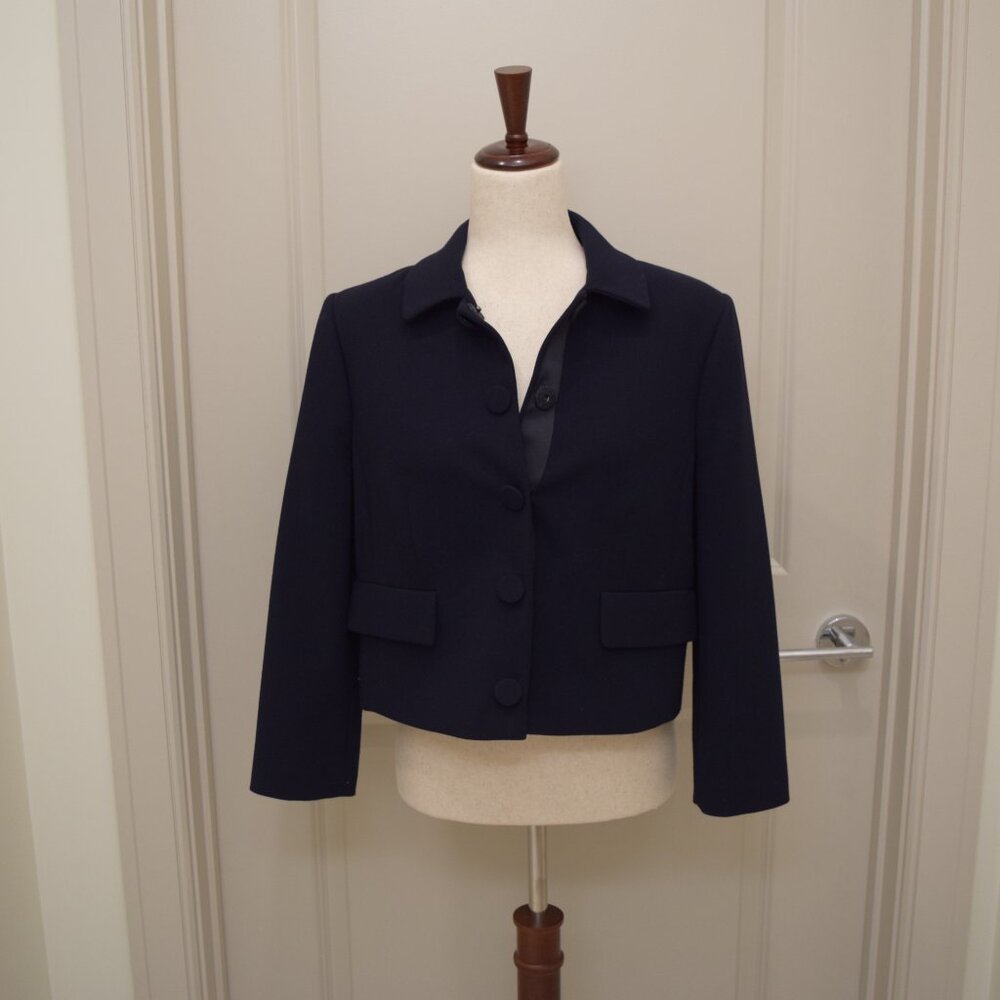 LK Bennett - Sloane Blue - JK Carmel Women's Jacket - US 8
